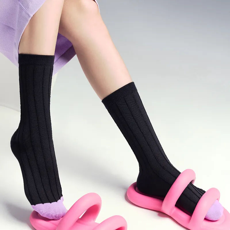 TOOCI Unisex Mid Calf Socks-4