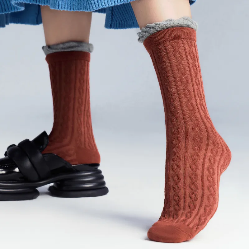 TOOCI Sleepless Series Mid Calf Socks Unisex 2 Pack-13