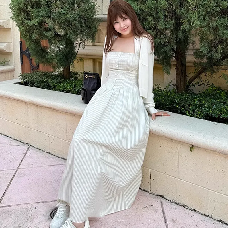 TWOPLUMGIRLS Sleeveless Dress Women's Image Color-5