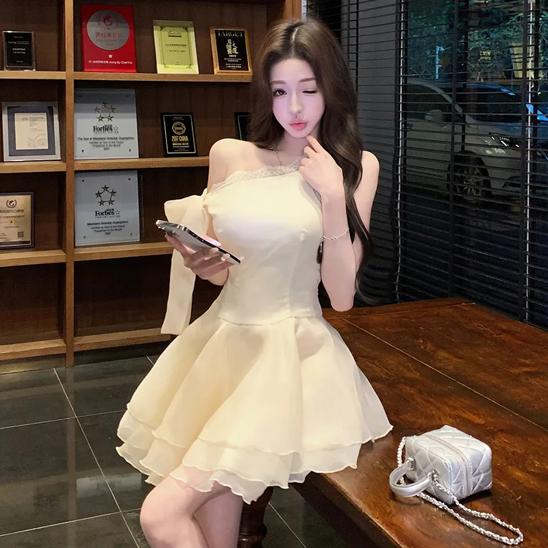 TWOPLUMGIRLS Sleeveless Dress Women's Apricot-6