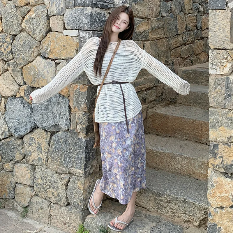 TWOPLUMGIRLS Two Piece Skirt Sets Women's-2