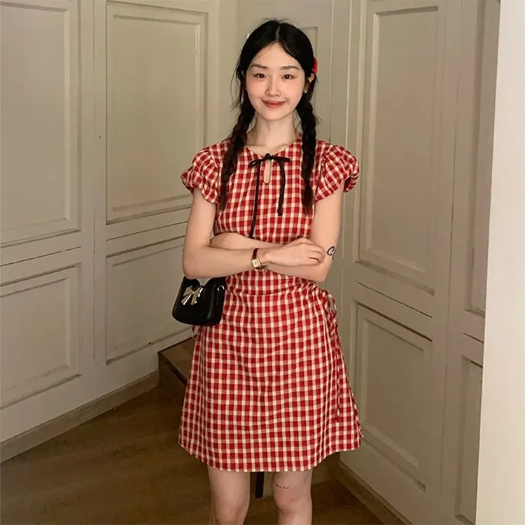 TWOPLUMGIRLS Short Sleeved Dress Women's-4