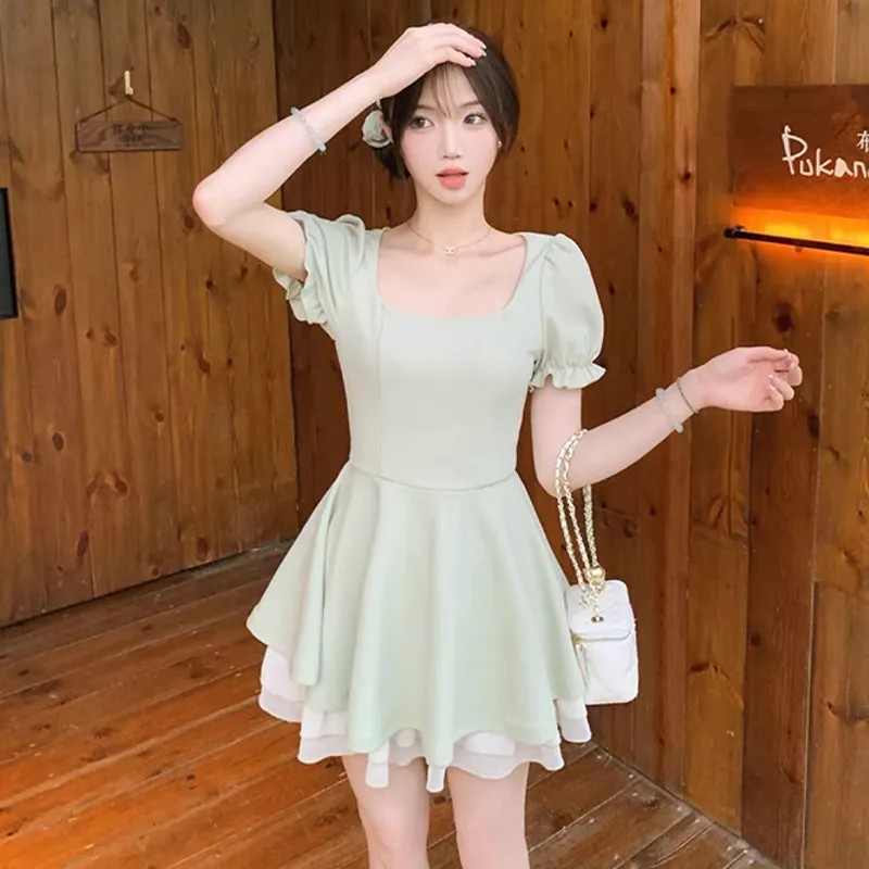 TWOPLUMGIRLS Short Sleeved Dress Women's-4