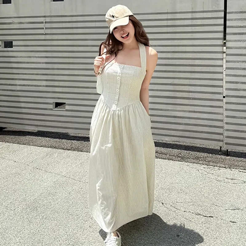 TWOPLUMGIRLS Sleeveless Dress Women's Image Color-4