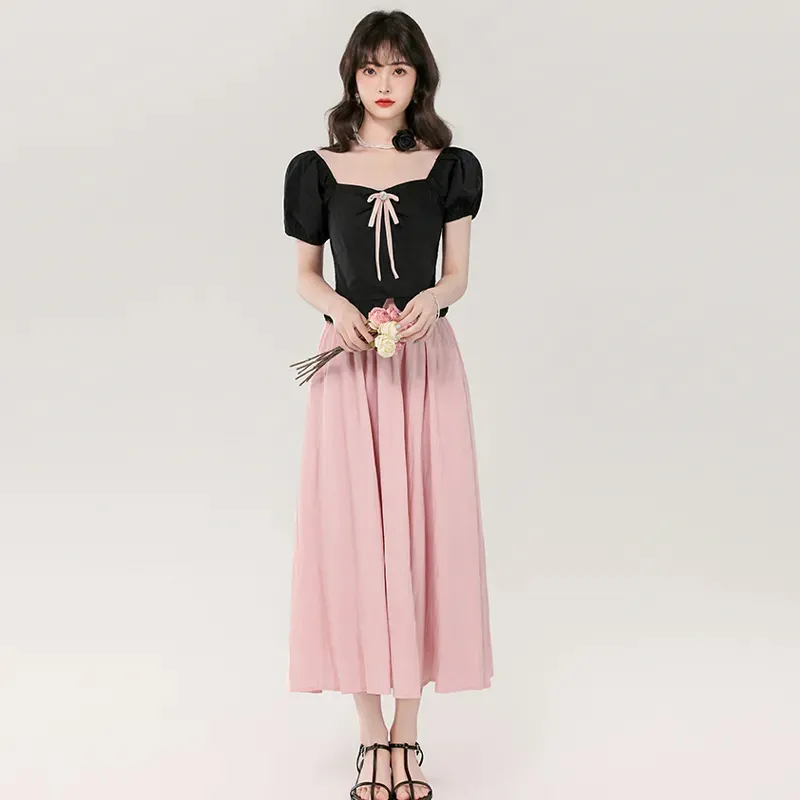 TWOPLUMGIRLS Two Piece Skirt Sets Women's-3