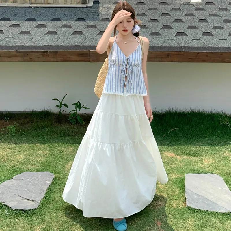 TWOPLUMGIRLS Two Piece Skirt Sets Women's-3
