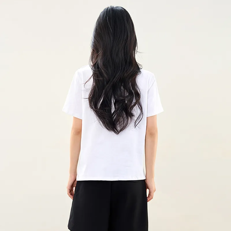 TWOPLUMGIRLS T Shirt Women's White-4