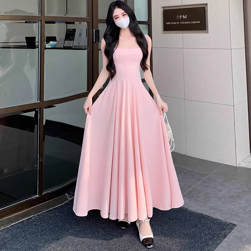 TWOPLUMGIRLS Sleeveless Dress Women's Pink-5