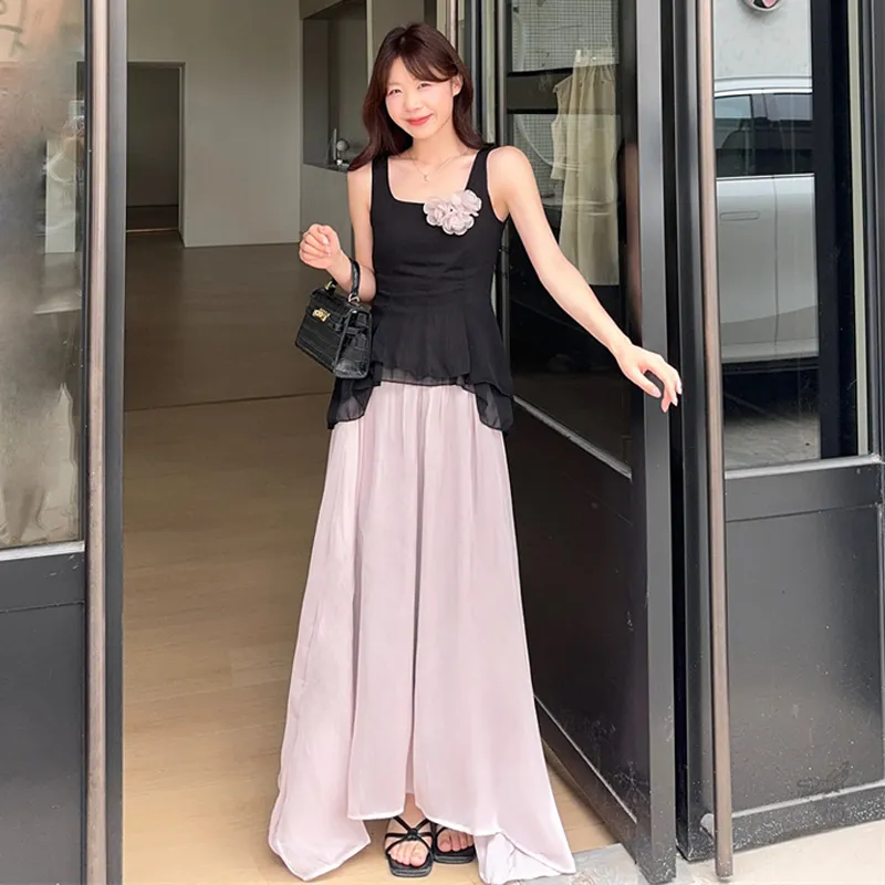 TWOPLUMGIRLS Two Piece Skirt Sets Women's-4