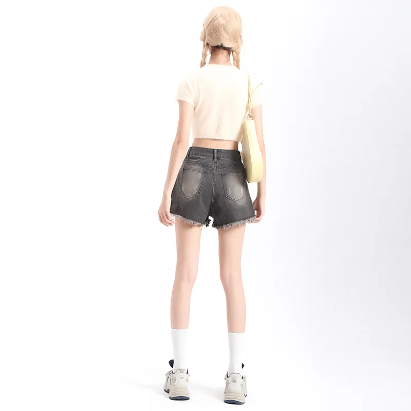 TWOPLUMGIRLS Denim Shorts Women's-2