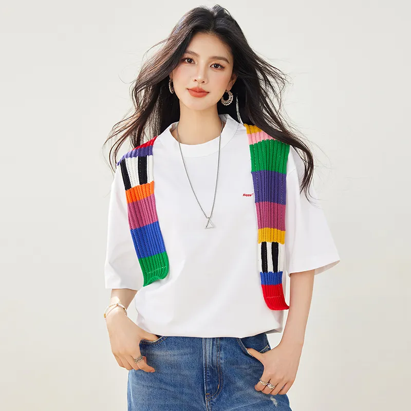 TWOPLUMGIRLS T Shirt Women's White-3