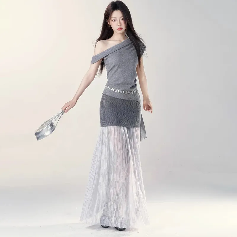TWOPLUMGIRLS Two Piece Skirt Sets Women's-2