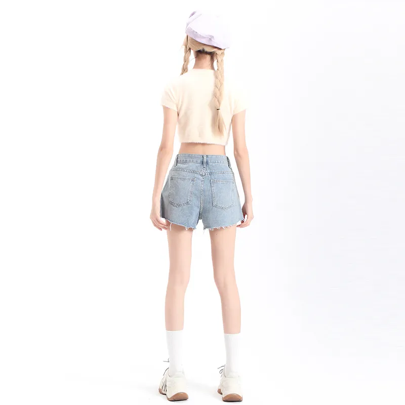 TWOPLUMGIRLS Denim Shorts Women's-2
