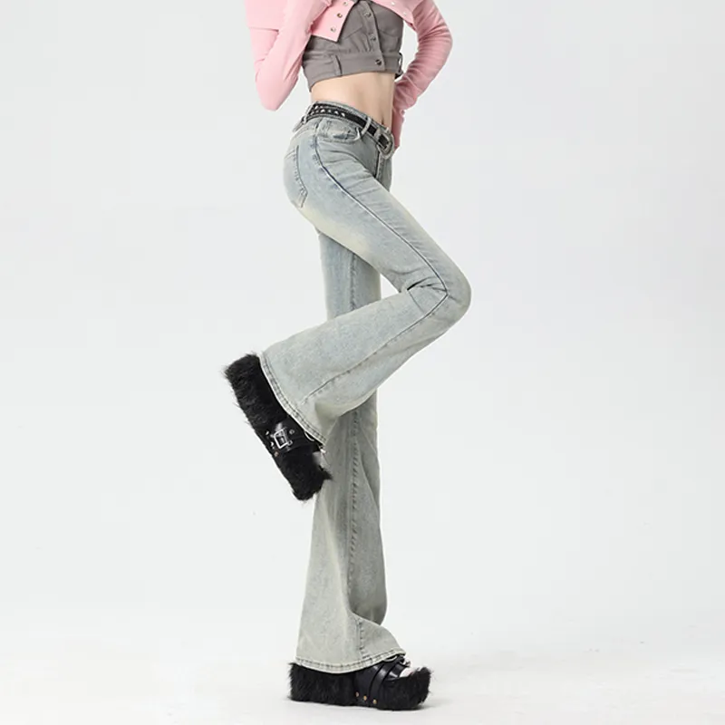 TWOPLUMGIRLS Jeans Women's Yellow Mud-4