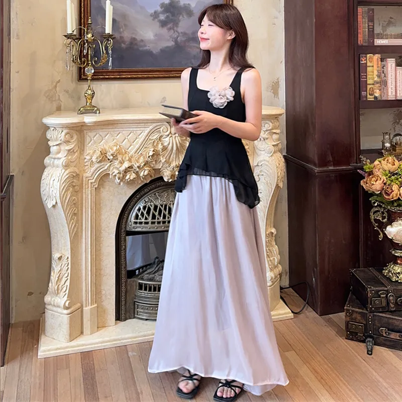 TWOPLUMGIRLS Two Piece Skirt Sets Women's-2