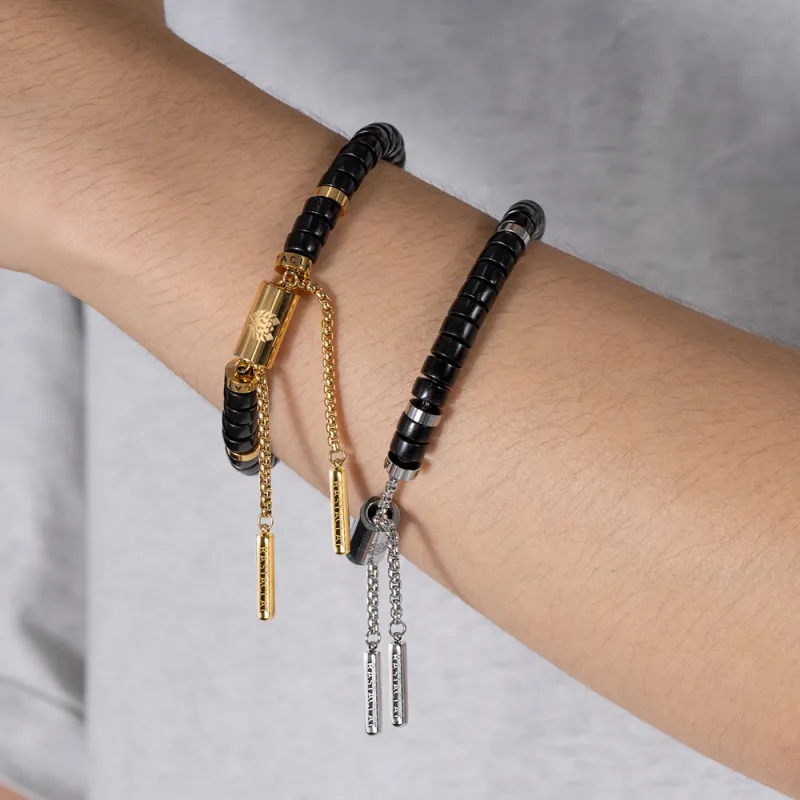 Rastaclat Titanium Steel Small Lion Chinese Style Bracelet Unisex-6