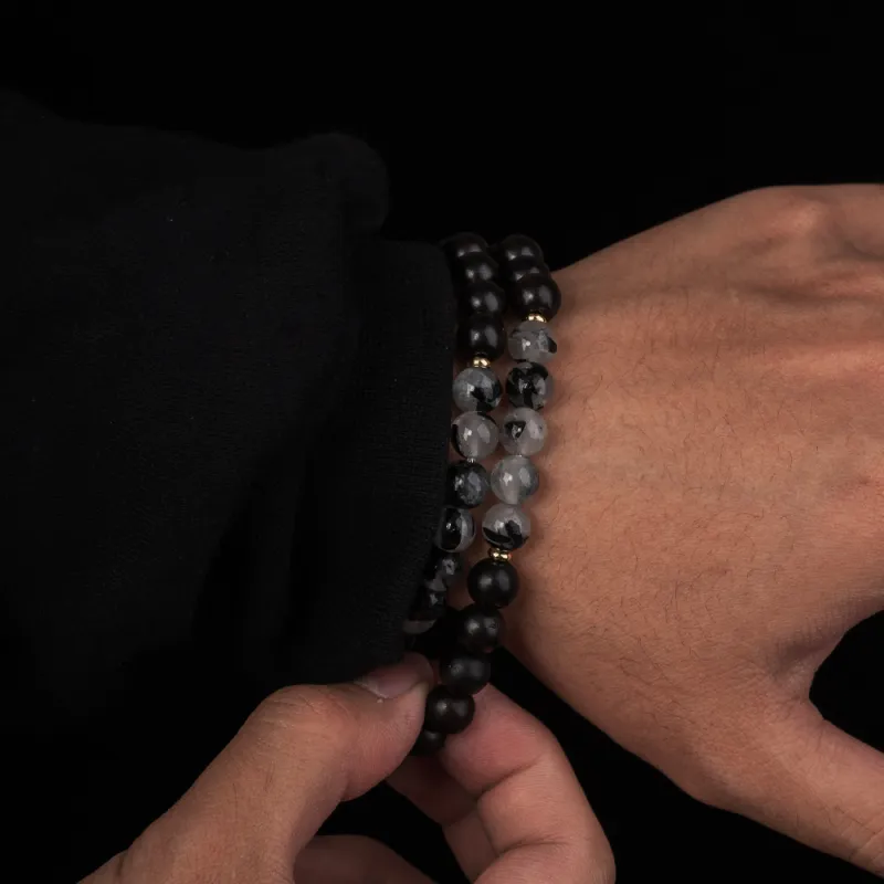 Rastaclat Chalcedony Small Lion Chinese Style Jade Bracelet Unisex-3