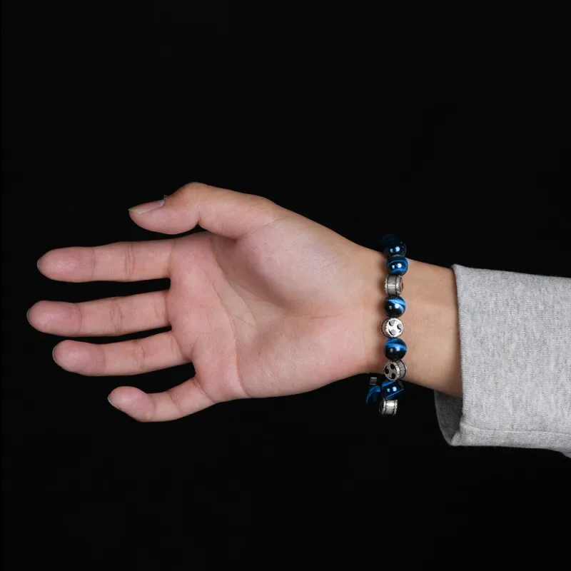 Rastaclat Tiger's Eye Stone Jade Bracelets Unisex-5