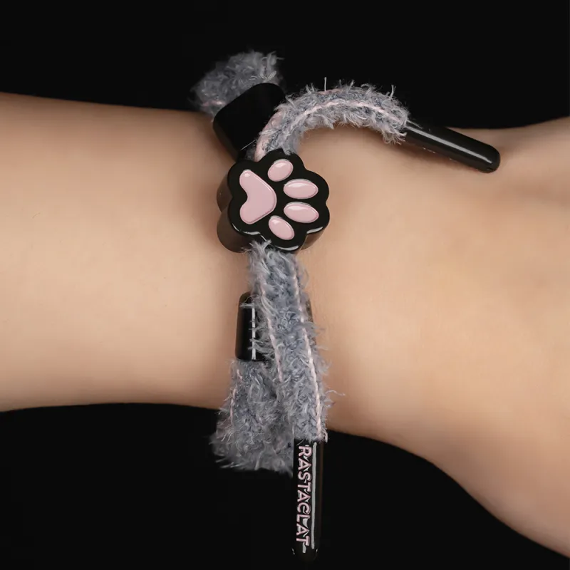 Rastaclat Polyester Small Lion Woven Bracelet Unisex-4