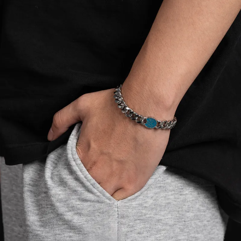 Rastaclat Titanium Steel Little Lion Bracelet Unisex-4