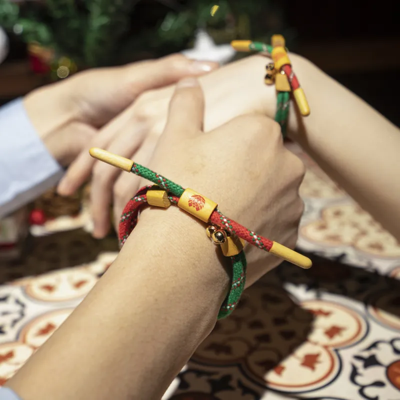Rastaclat Polyester Small Lion Woven Bracelet Unisex-16