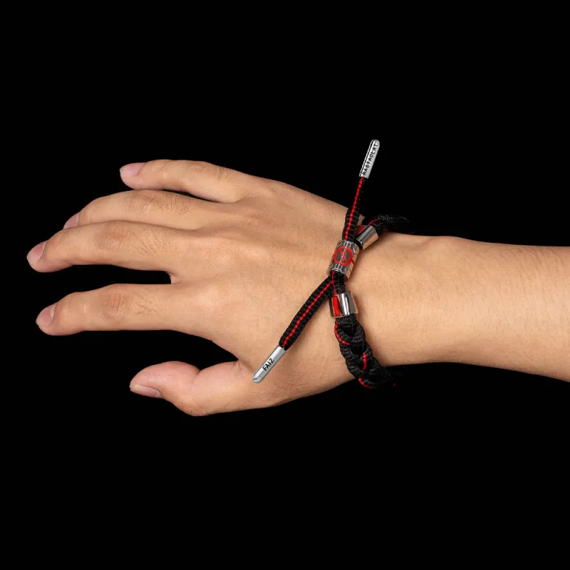 Rastaclat Polyester Small Lion Woven Bracelet Unisex-15
