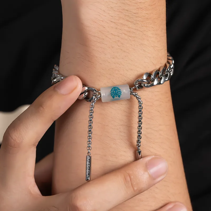 Rastaclat Titanium Steel Little Lion Bracelet Unisex-3