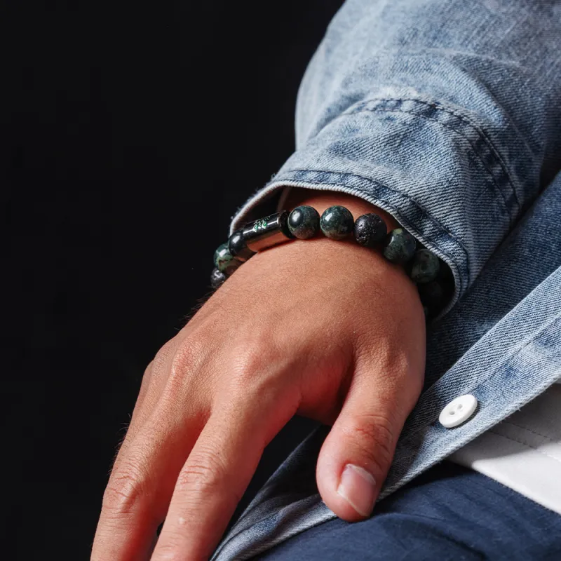 Rastaclat Agate Small Lion Jade Bracelet Unisex-10