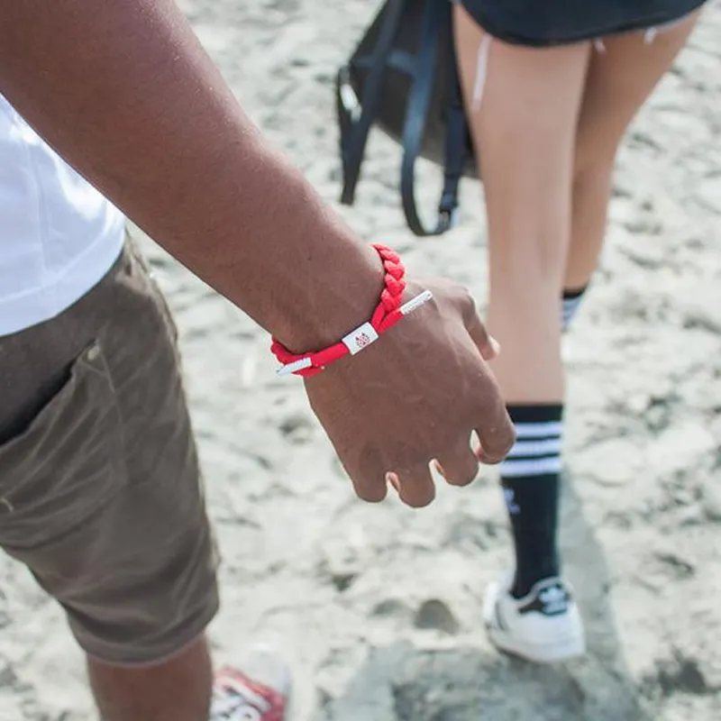 Rastaclat Polyester Small Lion Woven Bracelet Unisex-2