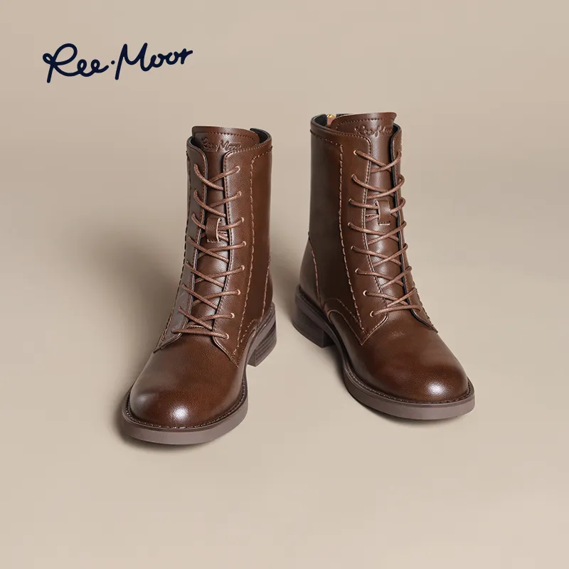 Reemoor Ankle Boots Women's Black/Dark Brown-5