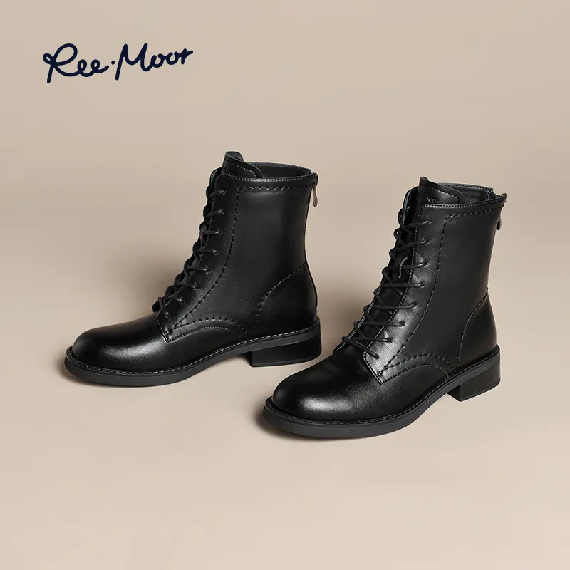 Reemoor Ankle Boots Women's Black/Dark Brown-2