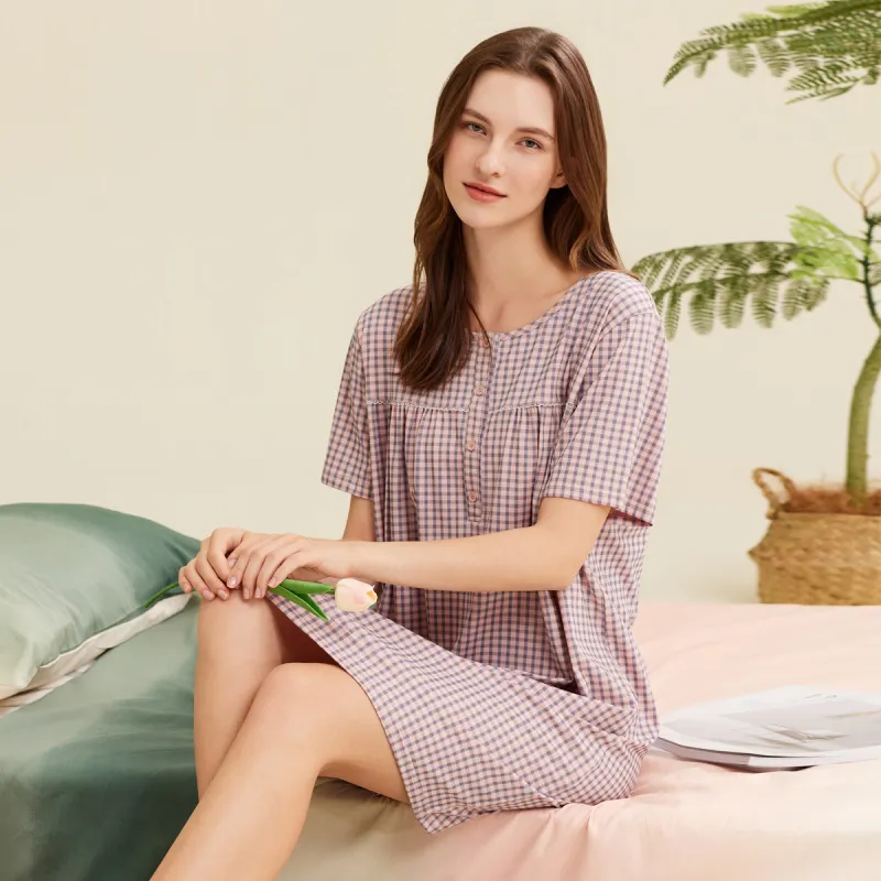 DAERLI Nightgown Women's Purple-1