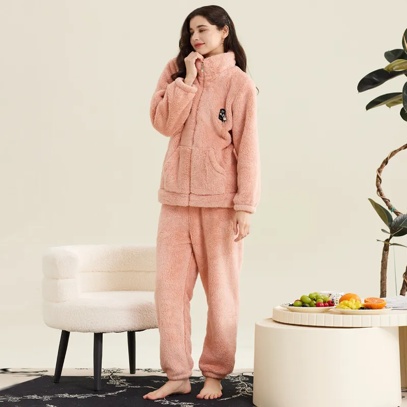 DAERLI Pajama Set Women's Light Pink-2