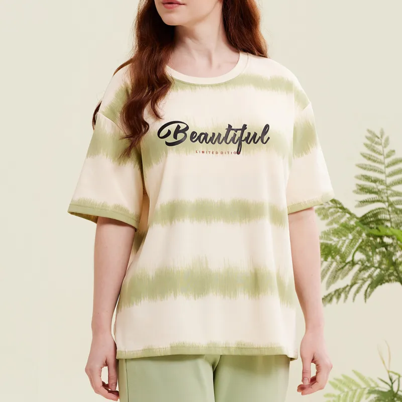 DAERLI Pajama Set Women's Green-5