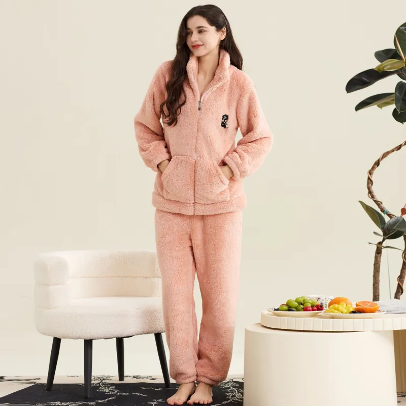DAERLI Pajama Set Women's Light Pink-1