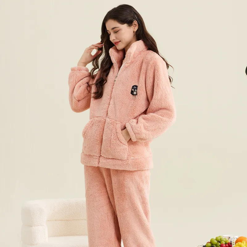 DAERLI Pajama Set Women's Light Pink-4
