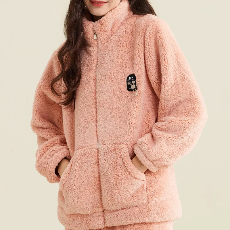 DAERLI Pajama Set Women's Light Pink-5