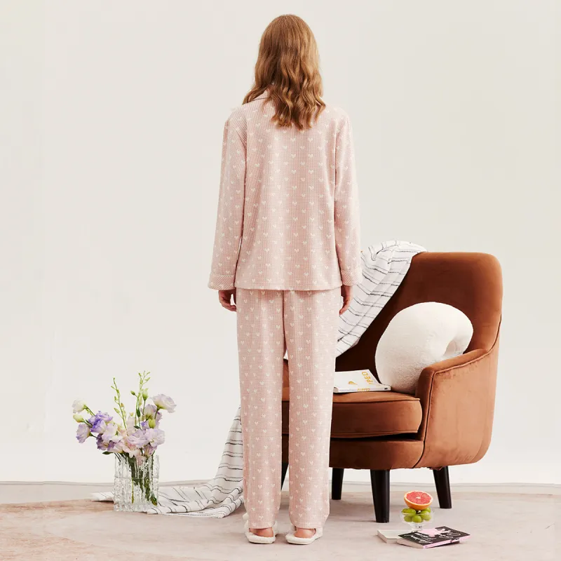 DAERLI Thickened Padded Pajama Set Women's-6