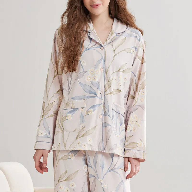 DAERLI Pajama Set Women's Apricot-1