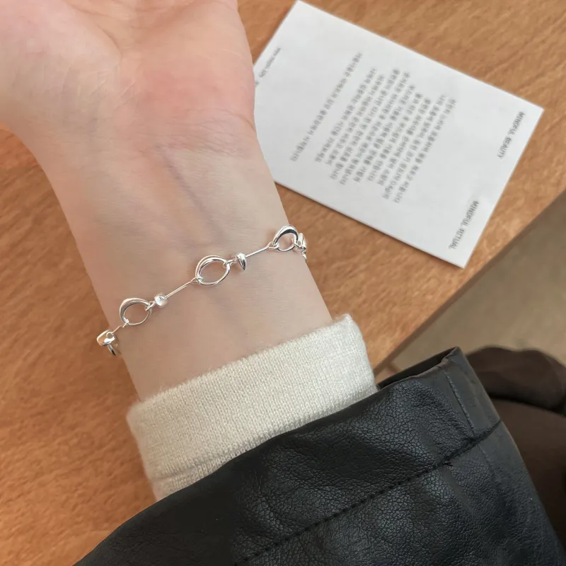 EAR PARTNER 925 Sterling Silver Bracelets Women's-3