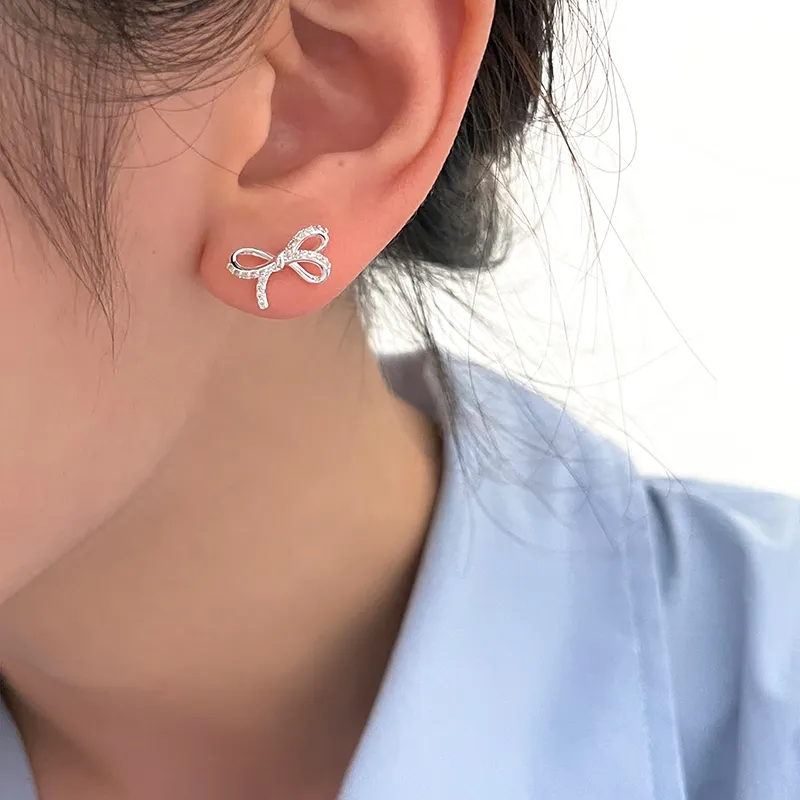EAR PARTNER 925 Sterling Silver Stud Earrings Women's-2