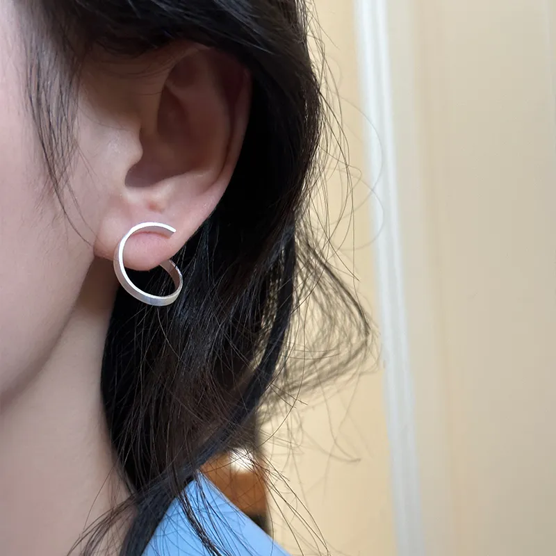 EAR PARTNER 925 Sterling Silver Stud Earrings Women's-1