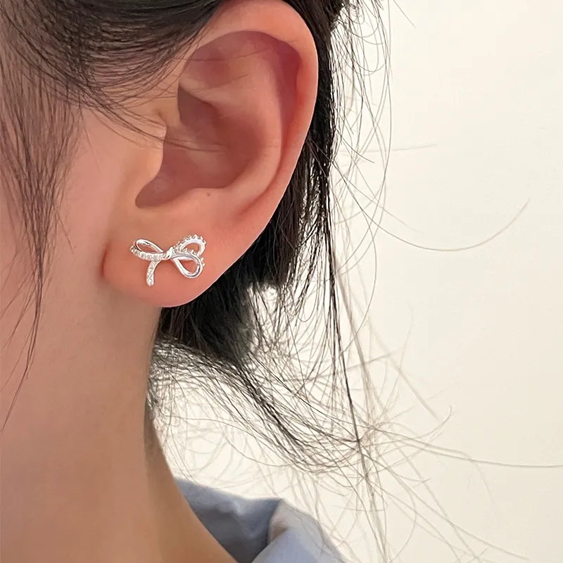 EAR PARTNER 925 Sterling Silver Stud Earrings Women's-5