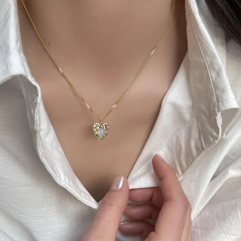 EAR PARTNER 925 Sterling Silver Necklaces Women's-4