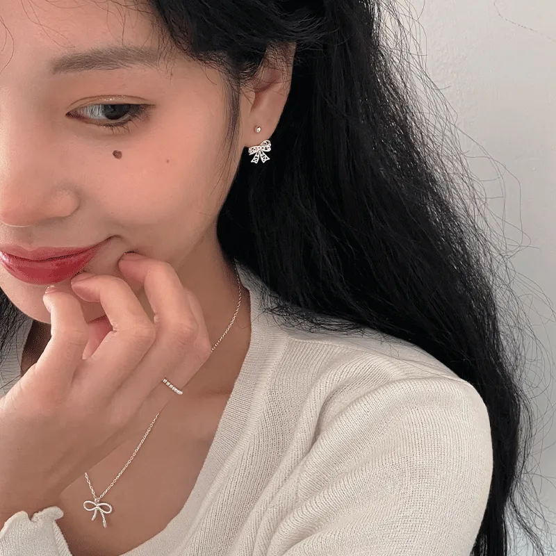 EAR PARTNER 925 Sterling Silver Stud Earrings Women's-2