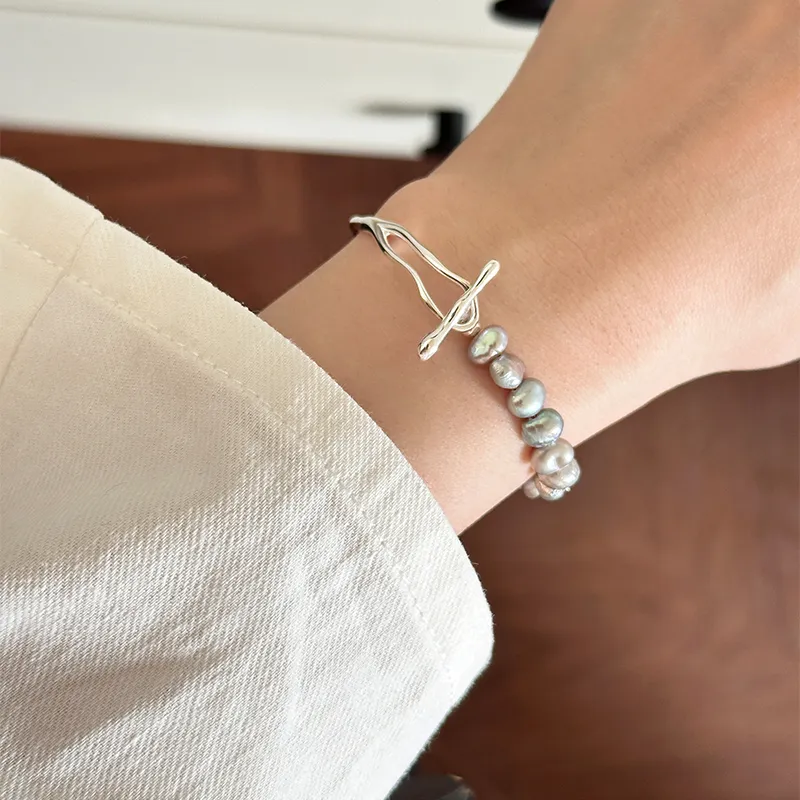 EAR PARTNER 925 Sterling Silver Bracelets Women's Light Purple-1