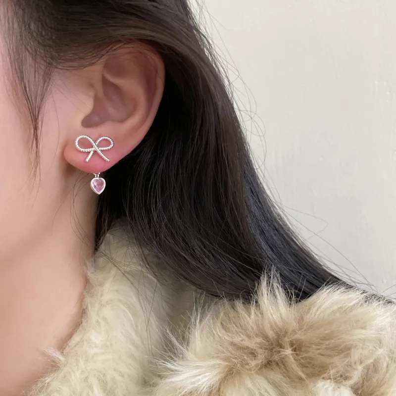 EAR PARTNER 925 Sterling Silver Stud Earrings Women's-1