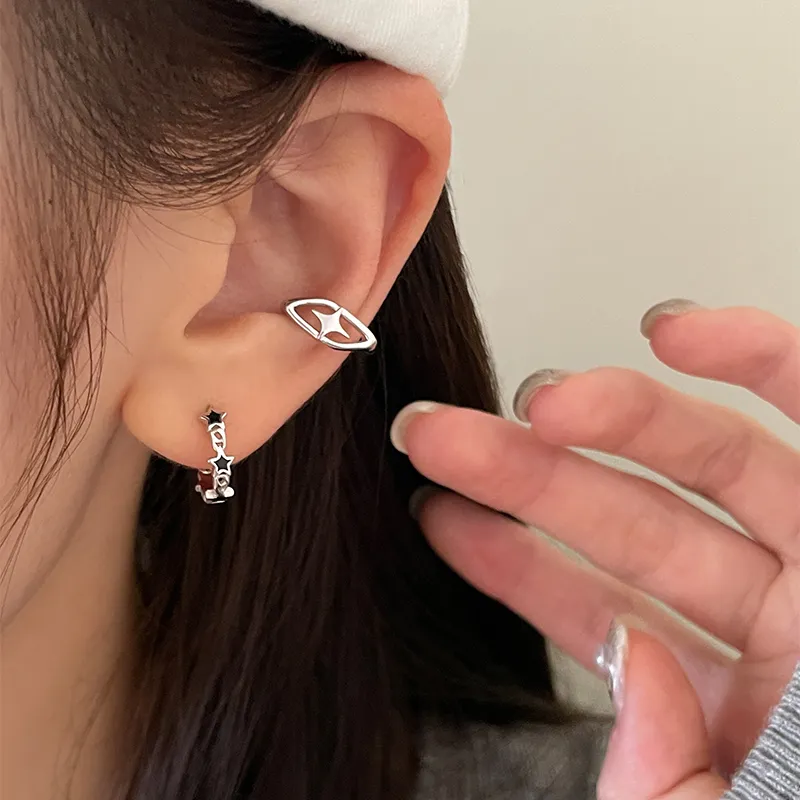 EAR PARTNER 925 Sterling Silver Stud Earrings Unisex-2