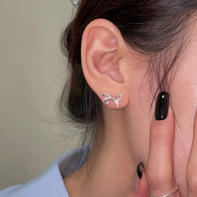 EAR PARTNER 925 Sterling Silver Stud Earrings Women's-1