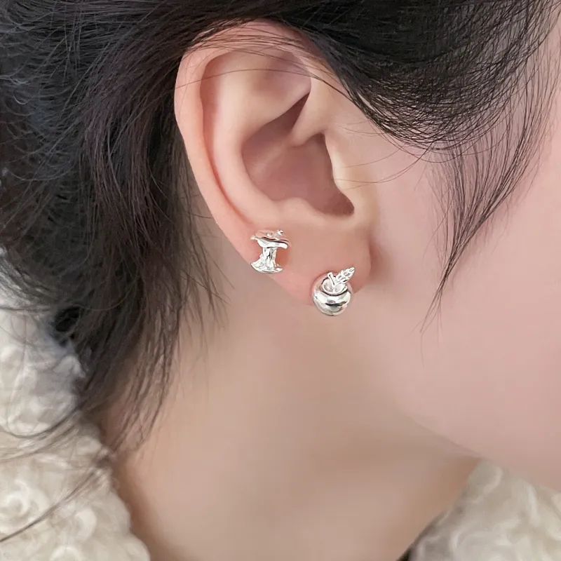 EAR PARTNER 925 Sterling Silver Stud Earrings Women's-4